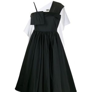 MM6 MAISON MARGIELA FLARED MIDI DRESS